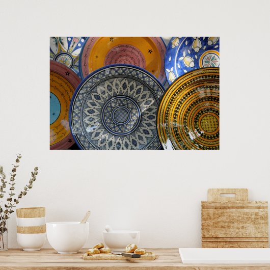 Ceramic Plate Poster (Küche)