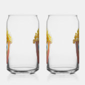 Ceramic Popcorn Face Soda Glass Dosenglas (Rechts)