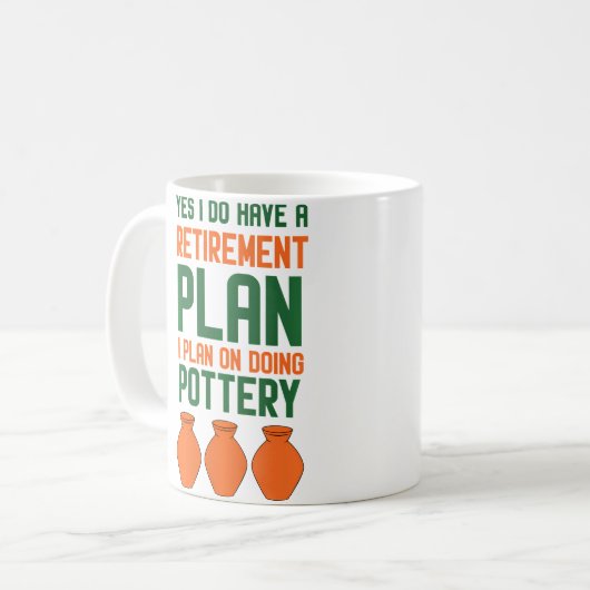 Ceramic Pottery Supplies For Pottery Kaffeetasse (Vorderseite Links)