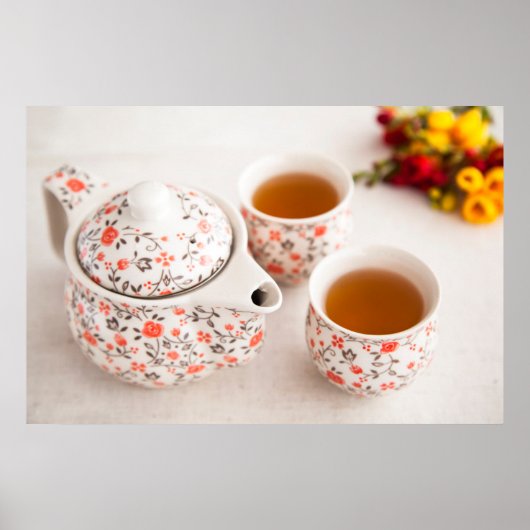 Ceramic Tea Set Poster (Vorne)