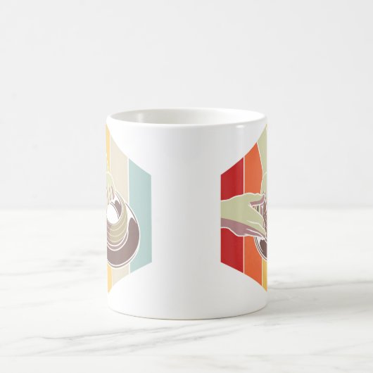 Ceramic Teacher Retro Pottery Kaffeetasse (Mittel)