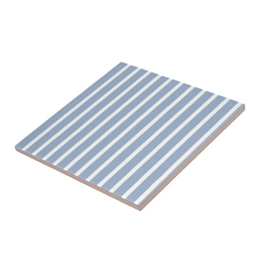 Ceramic Tile  Blue Stripe  Fliese (Seite)