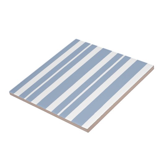 Ceramic Tile Blue Stripe Fliese (Seite)