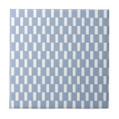 Ceramic Tile  Blue Stripe Square Fliese (Vorderseite)