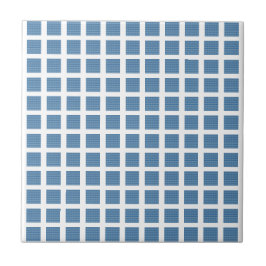 Ceramic Tile Blue Stripe Square Fliese