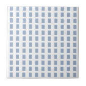 Ceramic Tile Blue & White Stripe Square Fliese (Vorderseite)