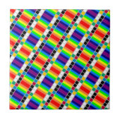 Ceramic Tile Colorful Colors Square  Fliese (Vorderseite)
