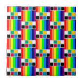 Ceramic Tile Colorful Colors Square  Fliese (Vorderseite)