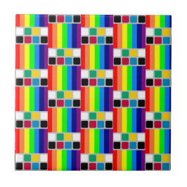 Ceramic Tile Colorful Colors Square  Fliese