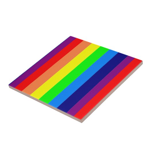 Ceramic Tile Colorful Colors Stripe Fliese (Seite)