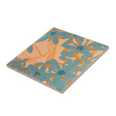 Ceramic Tile Contemporary Leaf Design in Peach Fliese (Seite)