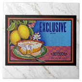 CERAMIC TILE - Exclusive Brand Lemons -Crate Label Fliese (Vorderseite)