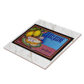 CERAMIC TILE - Exclusive Brand Lemons -Crate Label Fliese (Seite)