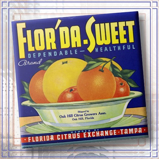 CERAMIC TILE - "Flor'da-Sweet" - Crate label Fliese