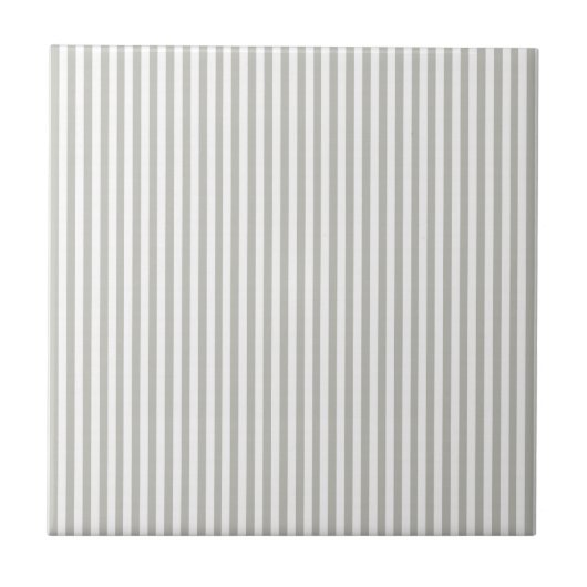 Ceramic Tile Grey & White Stripe Fliese (Vorderseite)