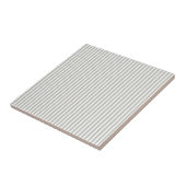 Ceramic Tile Grey & White Stripe Fliese (Seite)