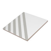 Ceramic Tile Grey & White Stripe  Fliese (Seite)