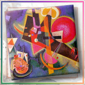 CERAMIC TILE - "In Blue" - Wassily Kandinsky Fliese