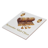 Ceramic Tile-Islamic Prayer Mat – Tasbeeh Design Fliese (Seite)