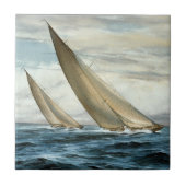 Ceramic Tile Nautical Coasters Fliese (Vorderseite)