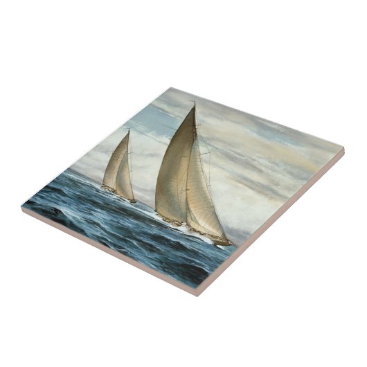 Ceramic Tile Nautical Coasters Fliese (Seite)