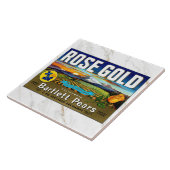 CERAMIC TILE - ''Rose Gold'' - Crate Label Fliese (Seite)