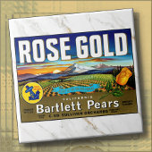 CERAMIC TILE - ''Rose Gold'' - Crate Label Fliese