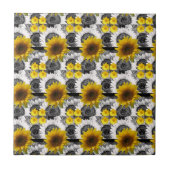 Ceramic Tile Sunflower Fliese (Vorderseite)