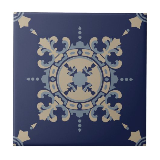 Ceramic Tile with design from Mexico Fliese (Vorderseite)