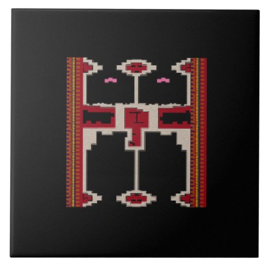 Ceramic Tile with design of Borneo Fliese (Vorderseite)