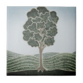 Ceramic tile with Primitive Tree image Fliese (Vorderseite)
