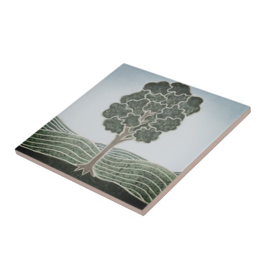 Ceramic tile with Primitive Tree image Fliese (Seite)