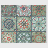 Ceramic tiles pattern geschenkpapier (Flach)