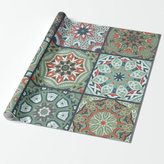 Ceramic tiles pattern geschenkpapier (Ungerollt)