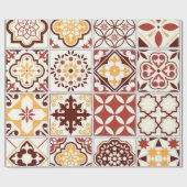 Ceramic tiles pattern geschenkpapier (Flach)