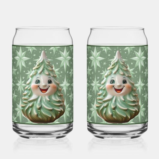 Ceramic Tree Soda Glass Dosenglas (Vorderseite)