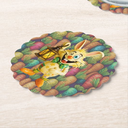 Ceramic Zany Rabbit Soda Glass Untersetzer (angewinkelt)