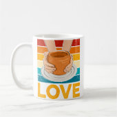 Ceramics Artist - Love Pottery Retro Clay Pottery  Kaffeetasse (Links)