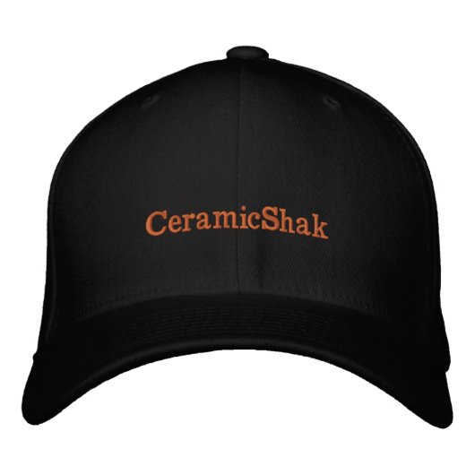 CeramicShak Hat Bestickte Baseballkappe (Vorderseite)