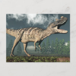 Ceratosaurus dinosaur - 3D rendern Postkarte
