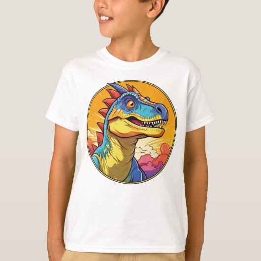 Ceratosaurus - Klassischer Dinosaurier-T-Shirt-T - T-Shirt (Vorderseite)