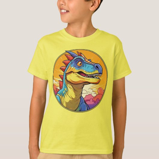 Ceratosaurus - Klassischer Dinosaurier-T-Shirt-T - T-Shirt (Vorderseite)