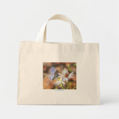 Ceraunus Blue Butterfly Blue Strip Tote Beutel Mini Stoffbeutel (Vorne)