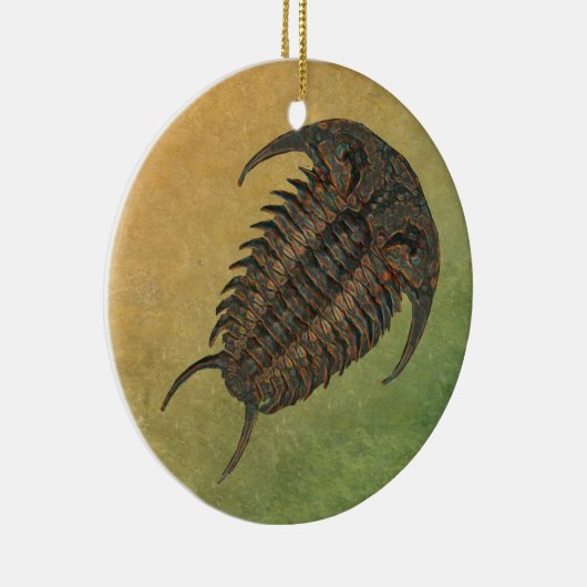 Ceraurus Fossil Trilobit Keramikornament (Rechts)
