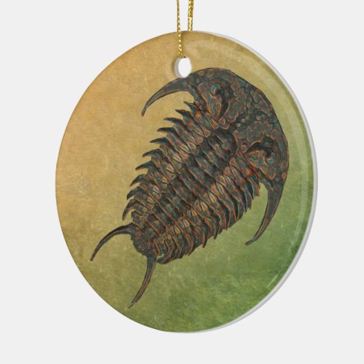 Ceraurus Fossil Trilobit Keramikornament (Links)
