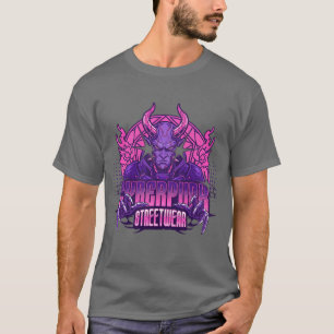 Cerberpunk Streetwear – Cyber-Dämon Neon Urban T-Shirt