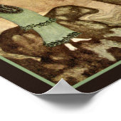 Cerberus 1914 Orientalism Print by Edmund Dulac Poster (Ecke)