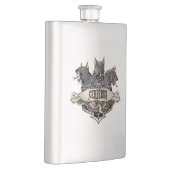 Cerberus ans Snake Flachmann (Rechts)