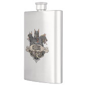 Cerberus ans Snake Flachmann (Links)