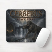 Cerberus Black Ferry Dark Realism Mousepad (Mit Mouse)